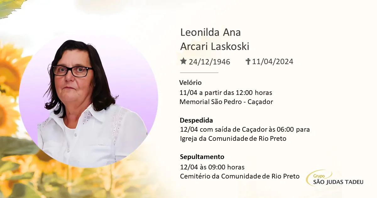 Leonida Ana Arcari Laskoski