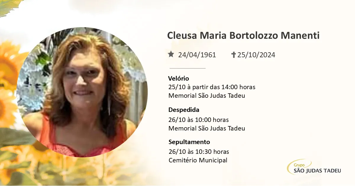 25.10 Cleusa Maria Bortolozzo Manenti