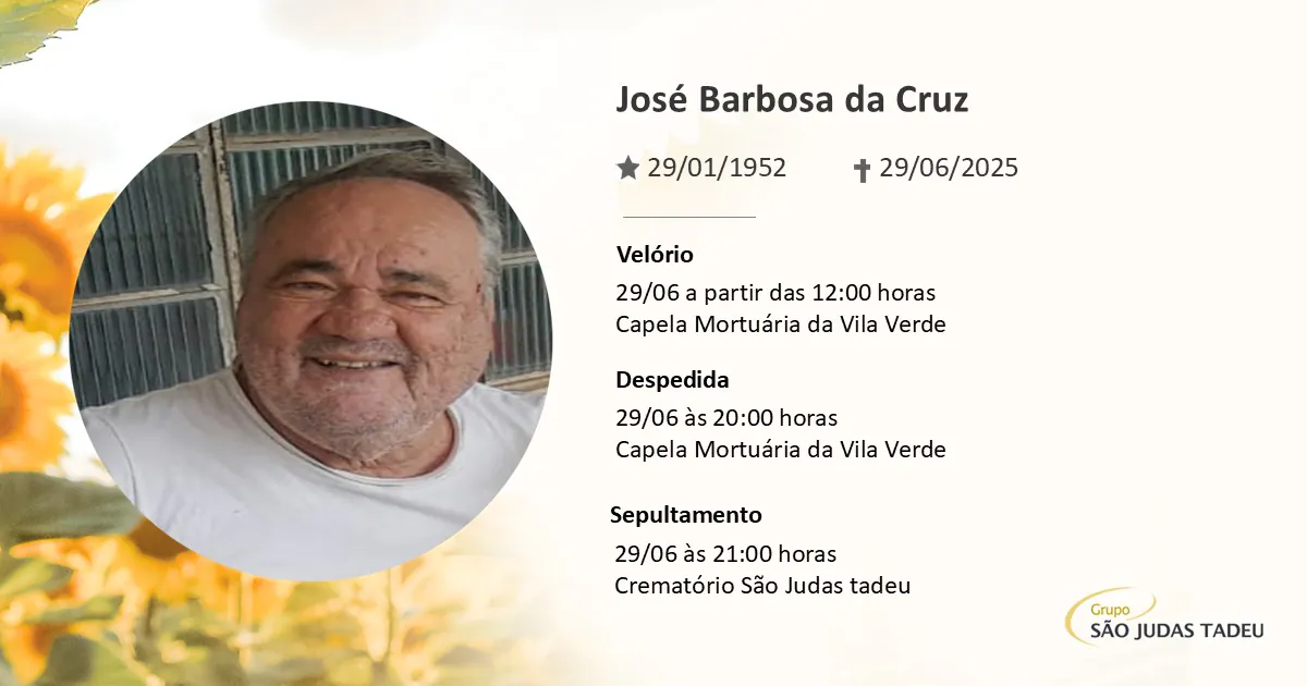 29.06 José Barbosa da Cruz