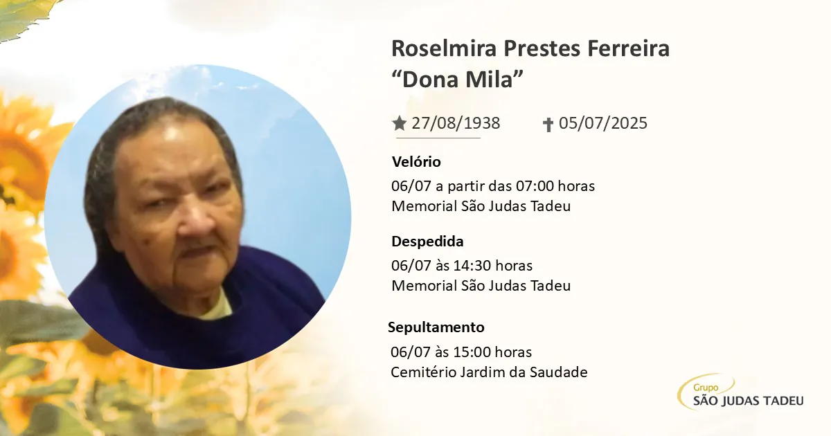 06.07.2025 Roselmira Ferreira