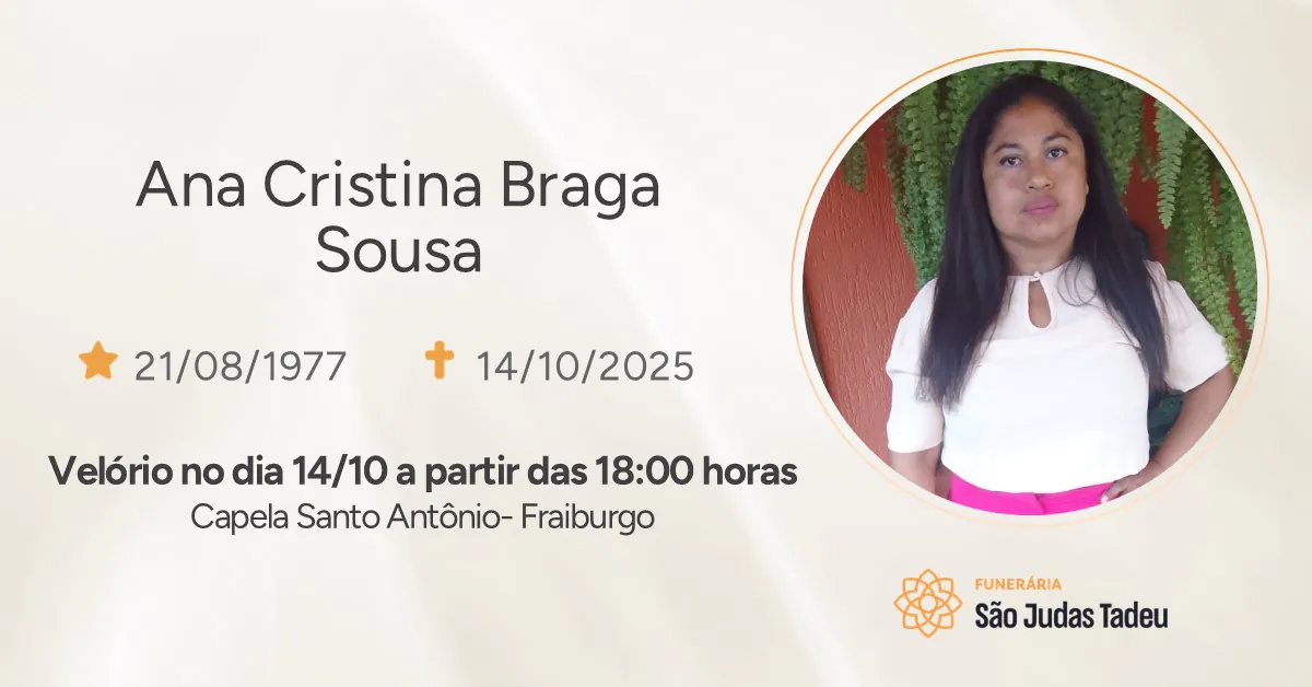 Obituário - Site Ana Cristina