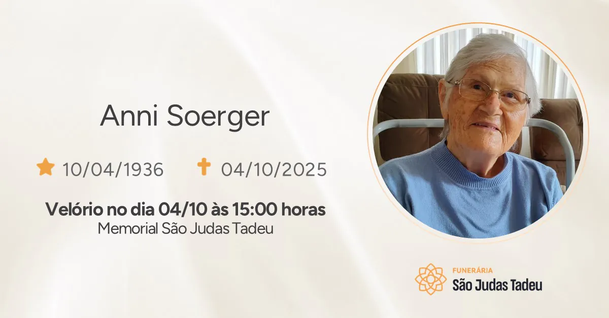 Obituário - Site Anni Soerger