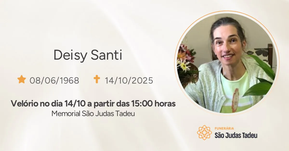 Obituário - Site Deisy Santi