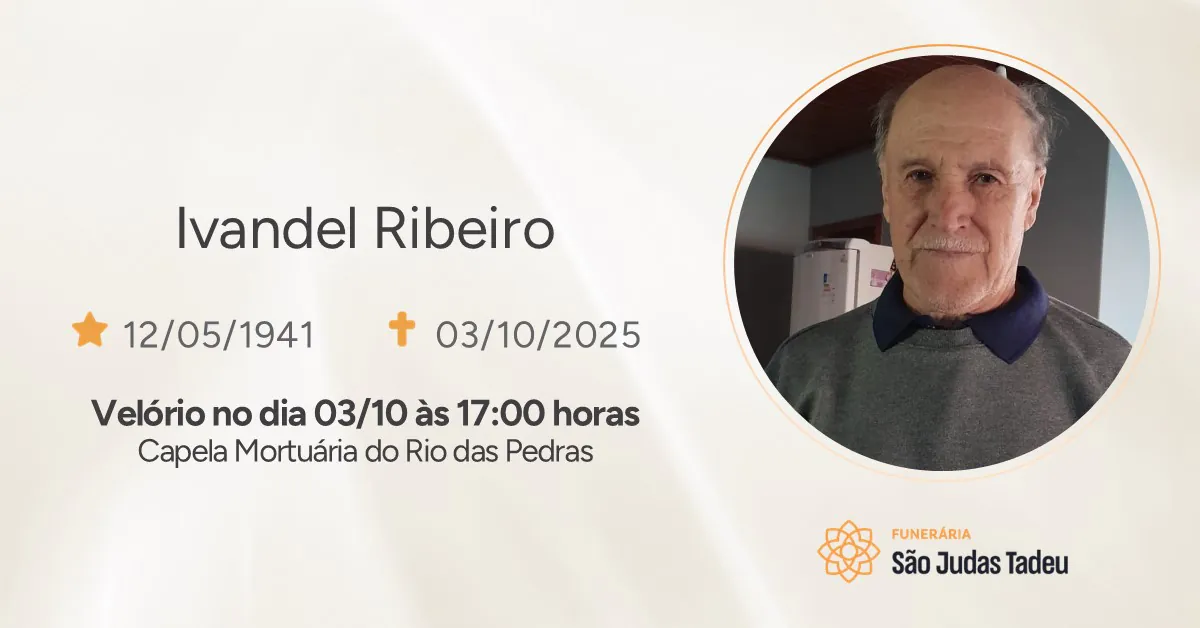 Obituário - Site Ivandel Ribeiro
