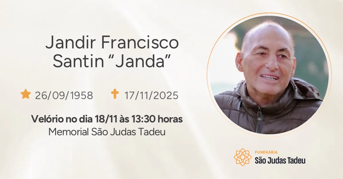 Nota de Falecimento - site