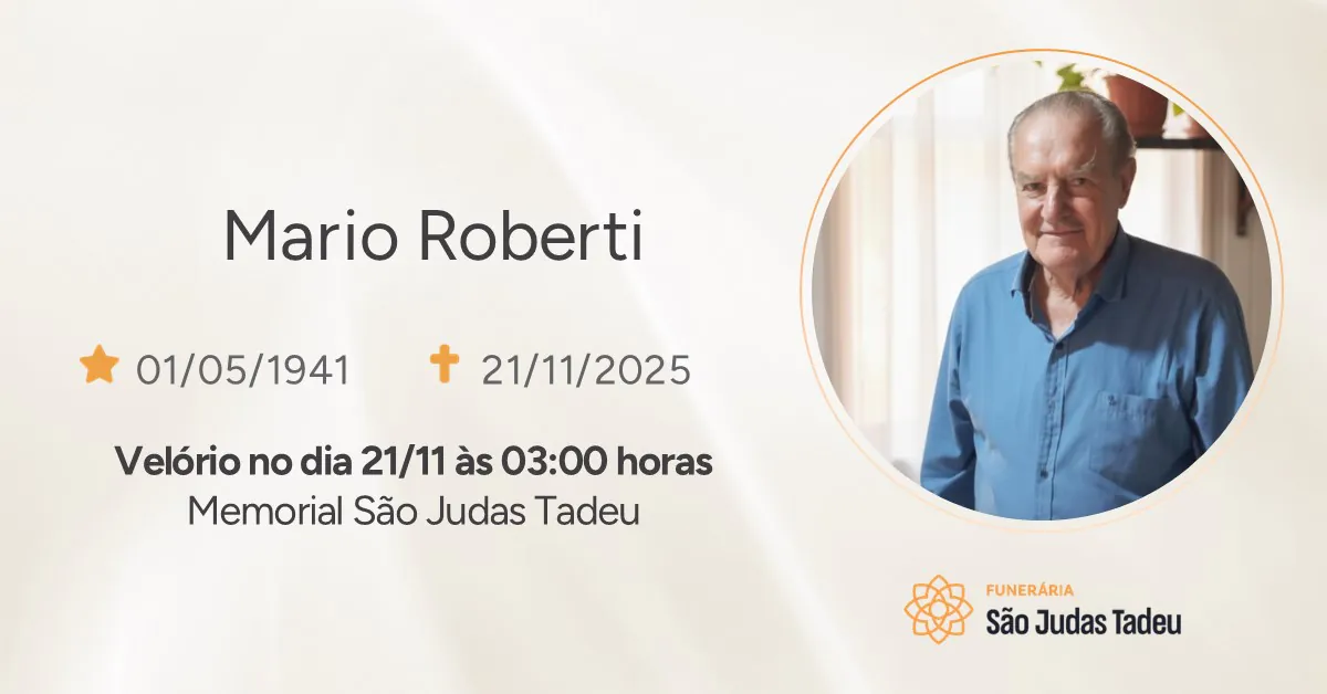Nota de Falecimento - site Mario Roberti