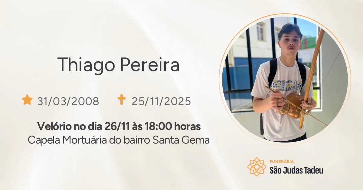 Nota de Falecimento - site Thiago Pereira