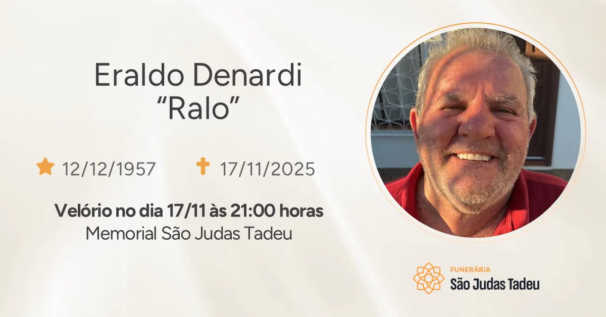 Nota de Falecimento - site