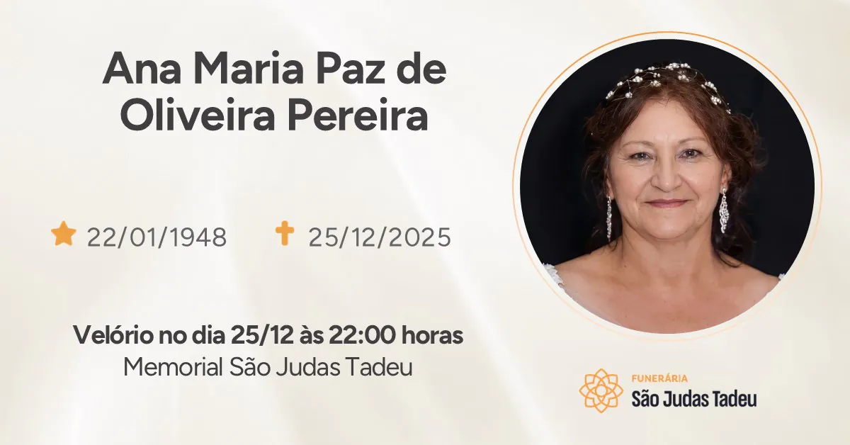 25.12.2025 Ana Maria Paz de Oliveira Pereira.