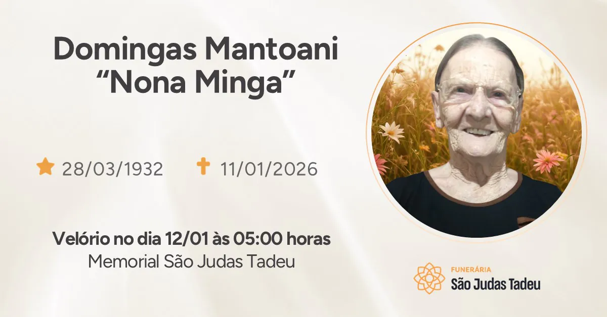 11.01.2026 Domingas Mantoani.
