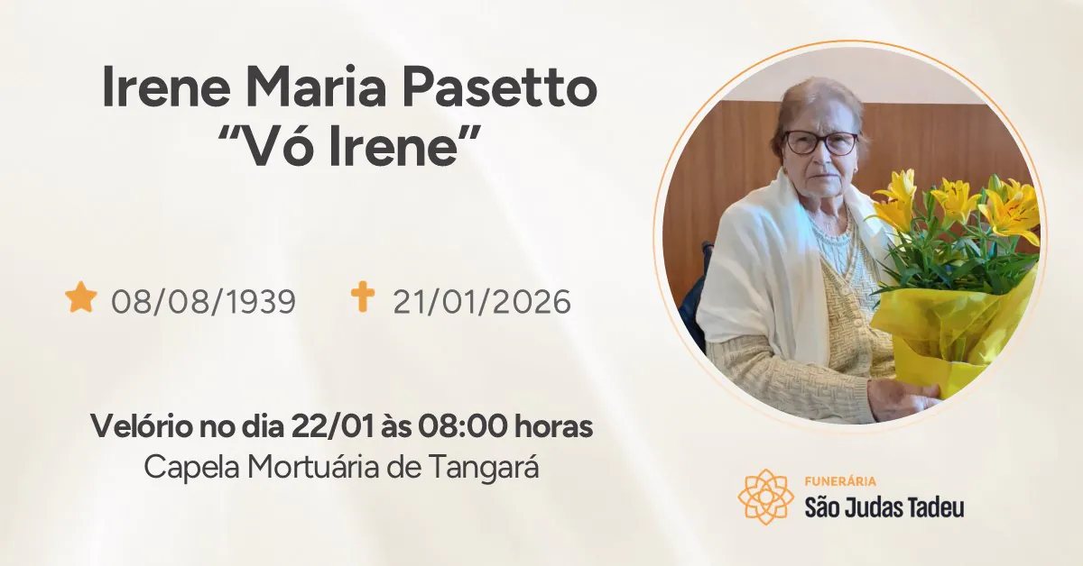 Nota de Falecimento - site