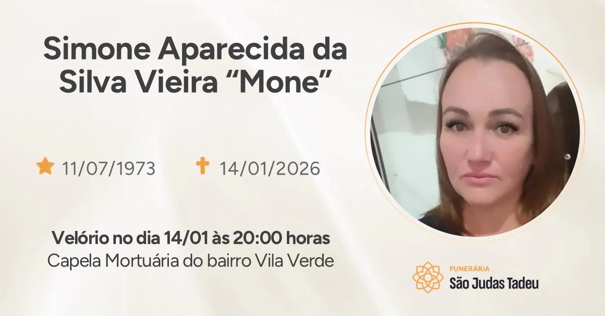 Nota de Falecimento - site