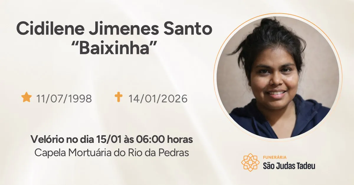 Nota de Falecimento - site