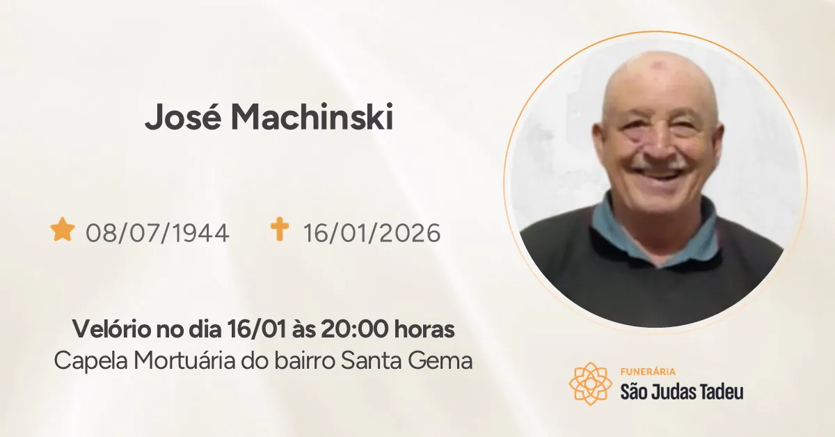 Nota de Falecimento - site