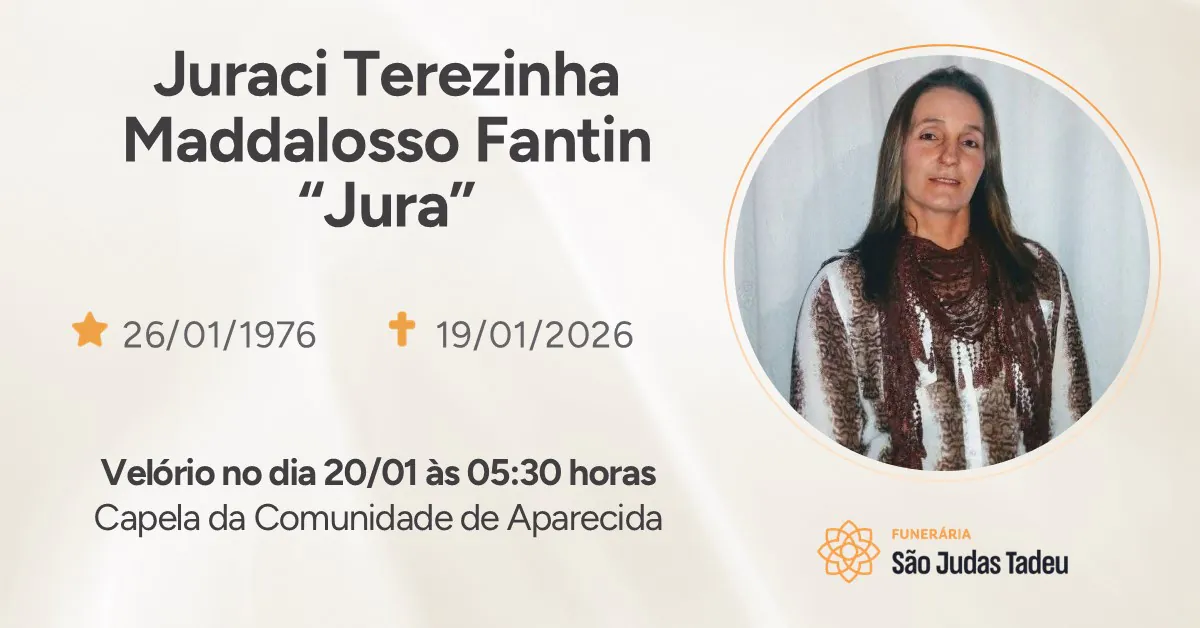 Nota de Falecimento - site