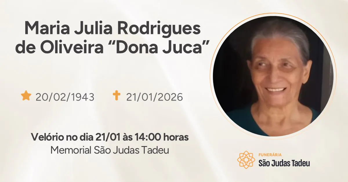 Nota de Falecimento - site