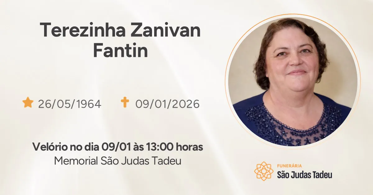 Nota de Falecimento - site