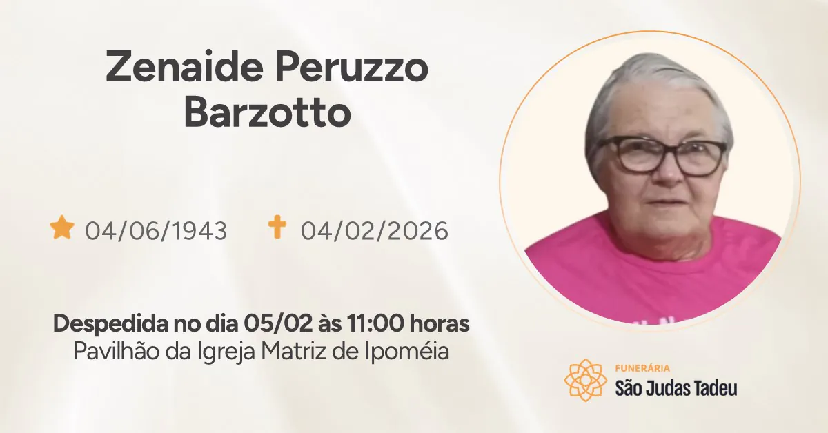 Nota de Falecimento - site