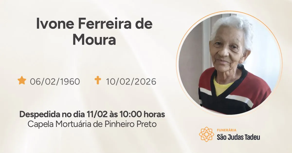 Nota de Falecimento - site