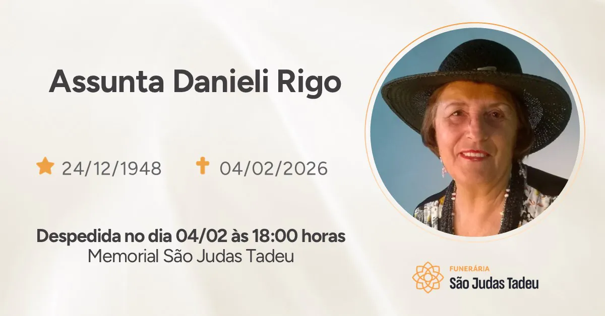 Nota de Falecimento - site