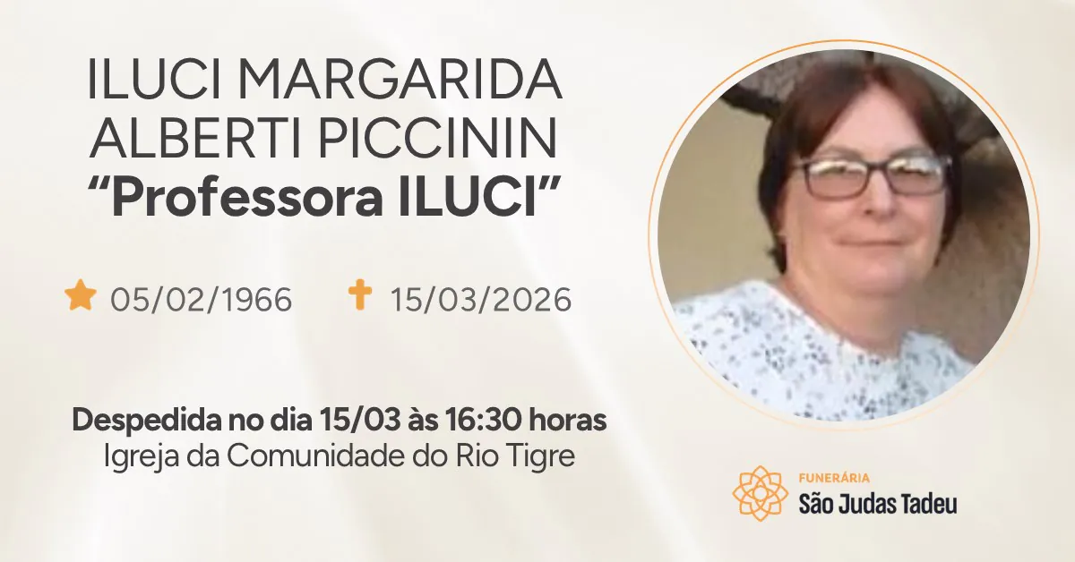 15.03.2026 Professora Iluci