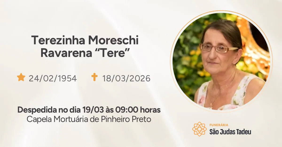 Nota de Falecimento - site