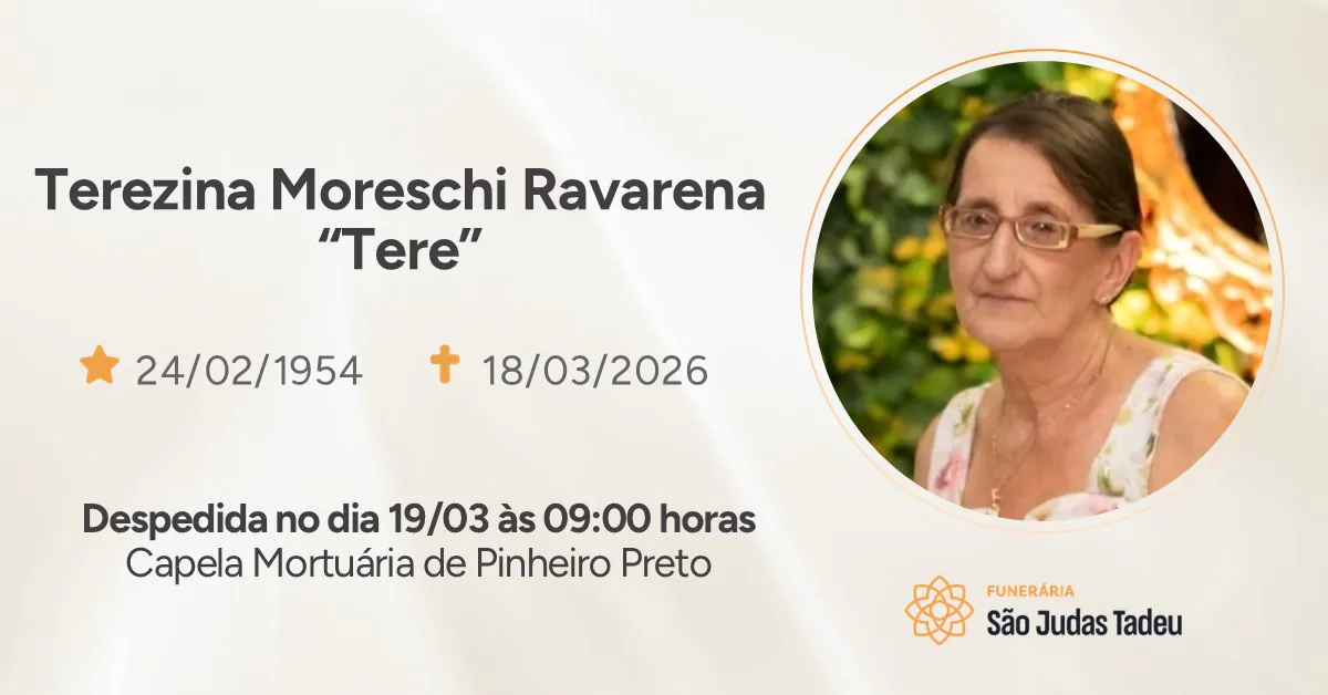 Nota de Falecimento - site