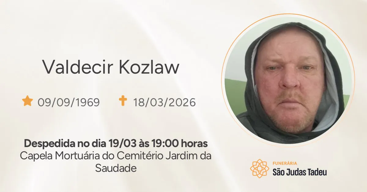 Nota de Falecimento - site