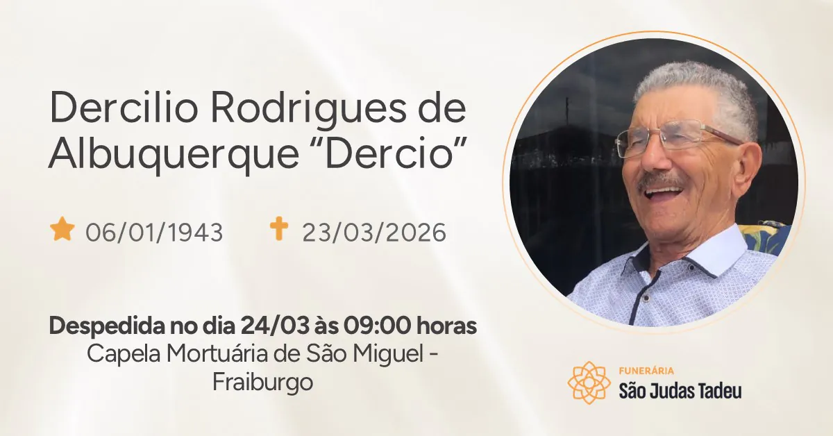 Nota de Falecimento - site