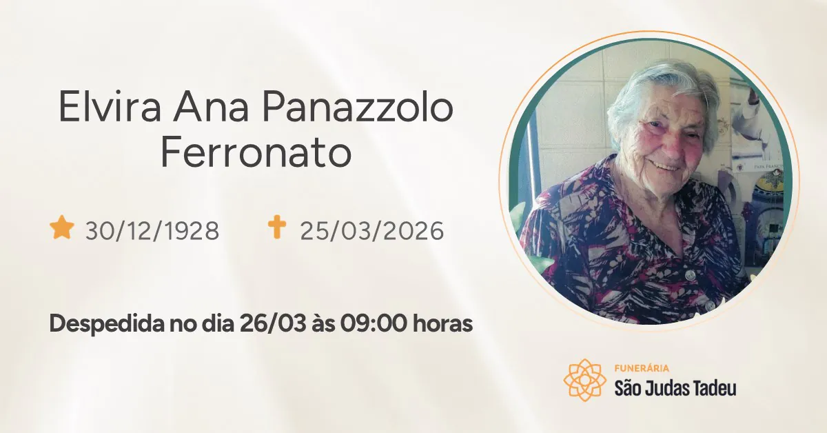 Nota de Falecimento - site