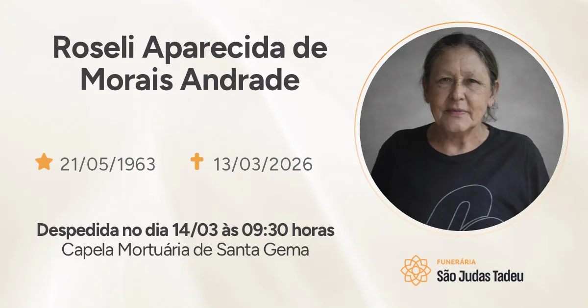 Nota de Falecimento - site