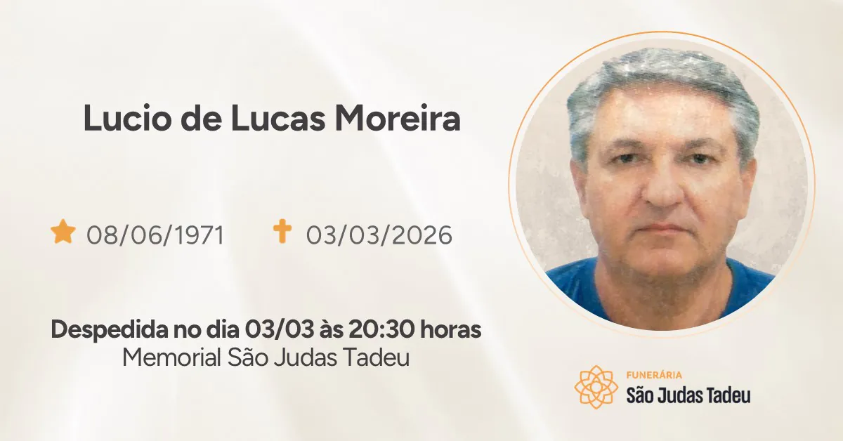 Nota de Falecimento - site