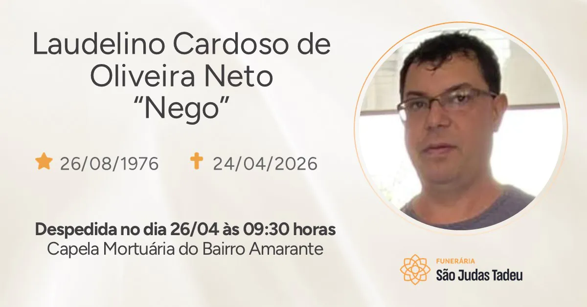 25.04.26 Laudelino Cardoso de Oliveira Neto