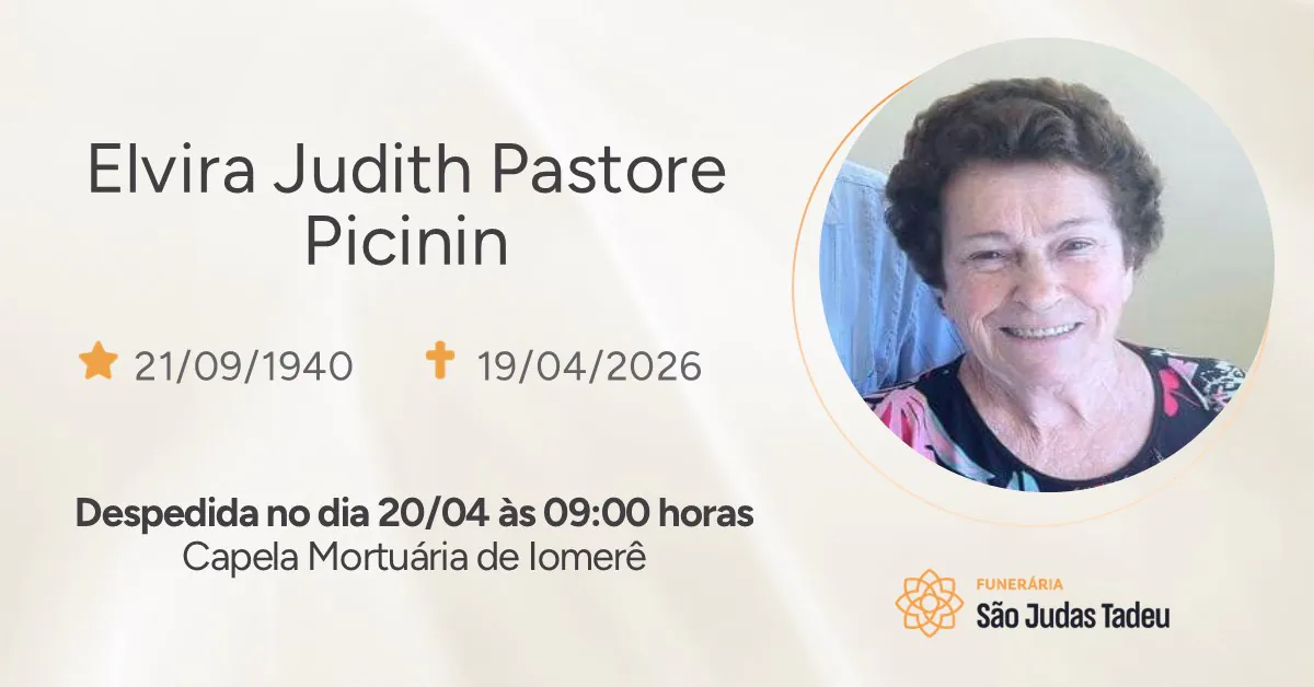 Nota de Falecimento - site