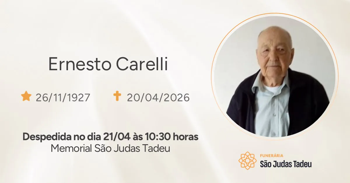 Nota de Falecimento - site