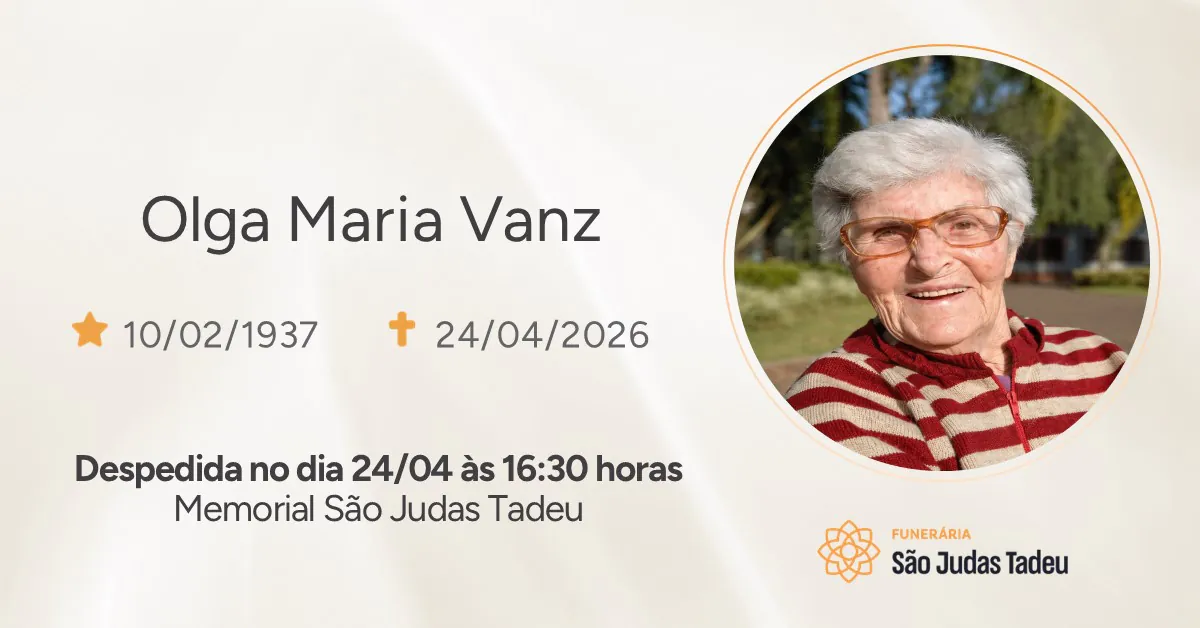 Nota de Falecimento - site