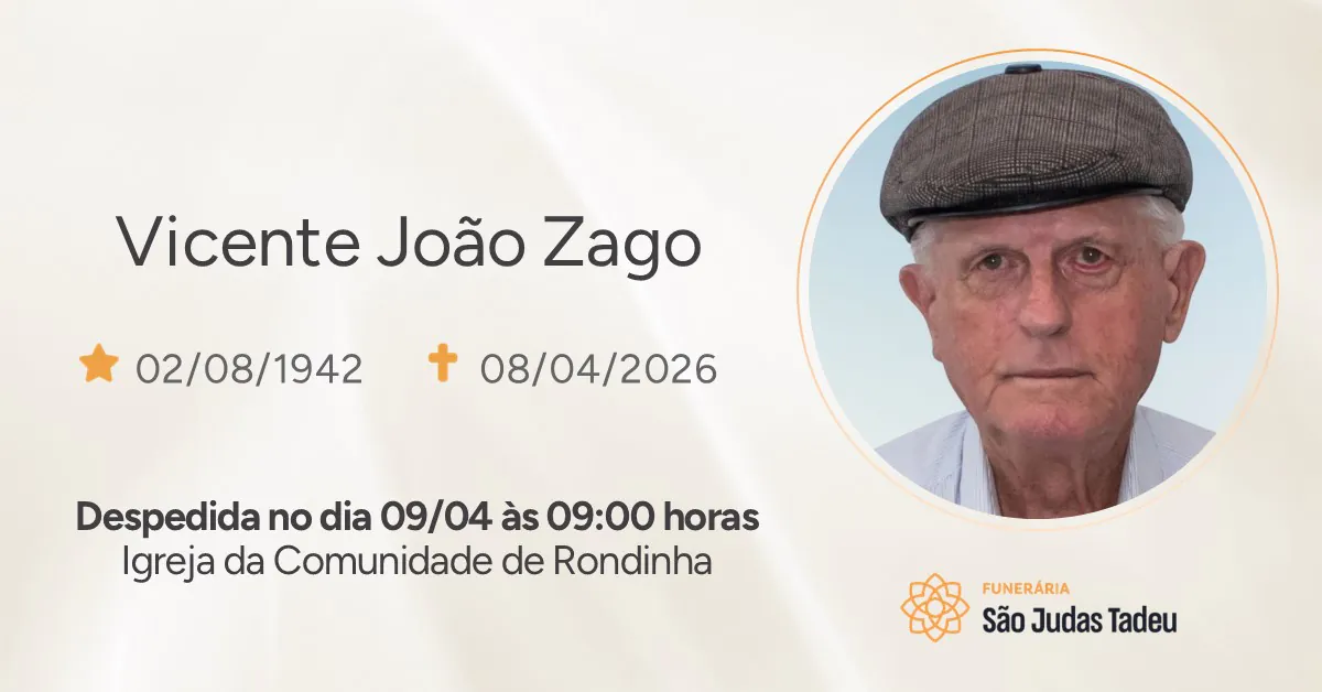 Nota de Falecimento - site