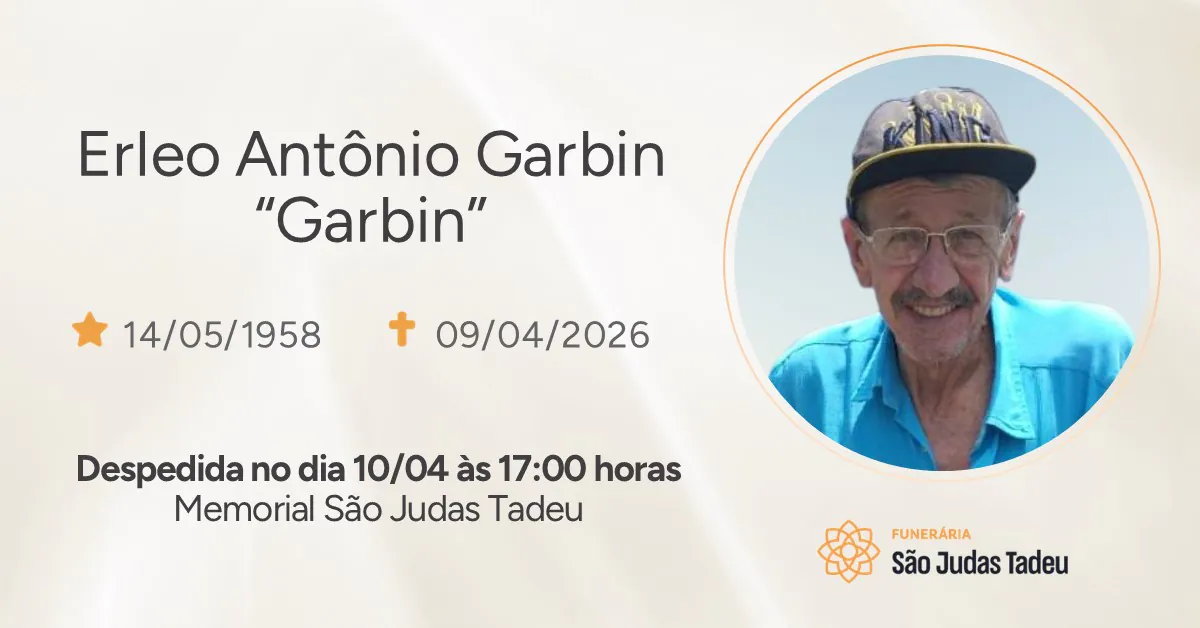 Nota de Falecimento - site