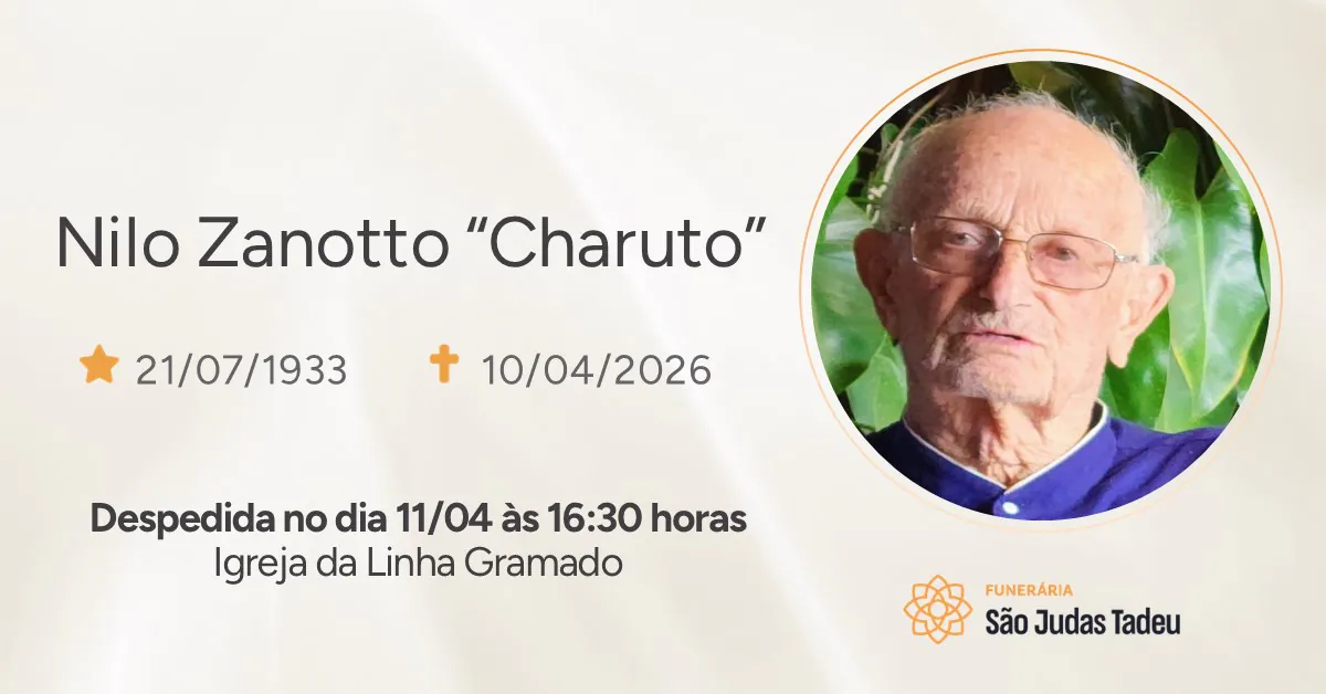 Nota de Falecimento - site