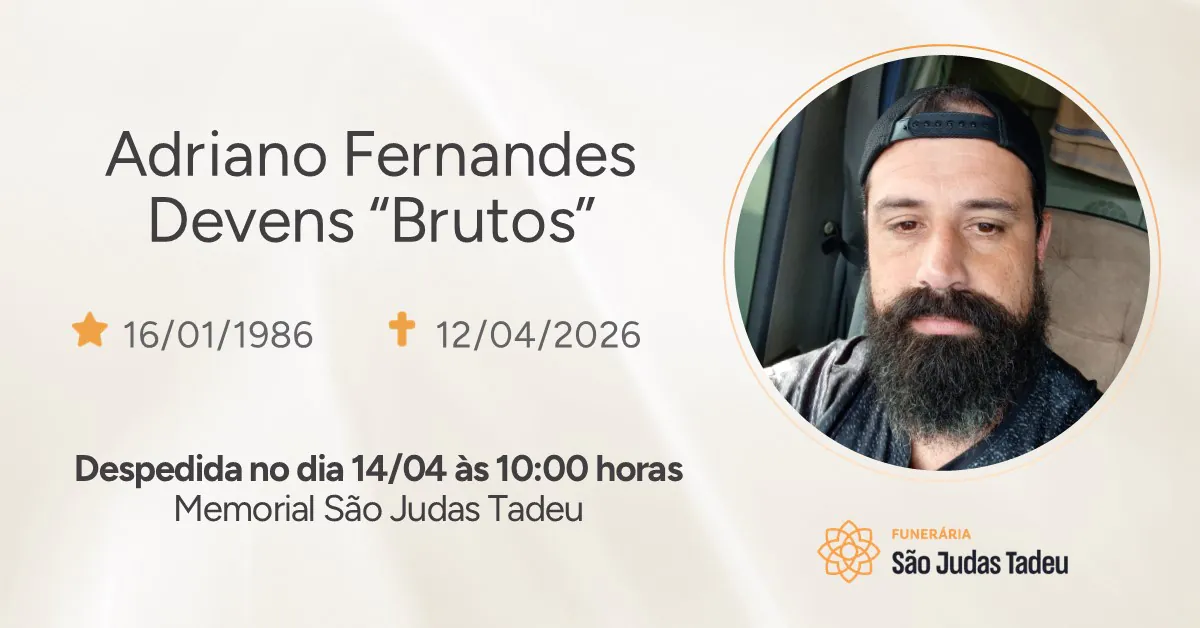 Nota de Falecimento - site