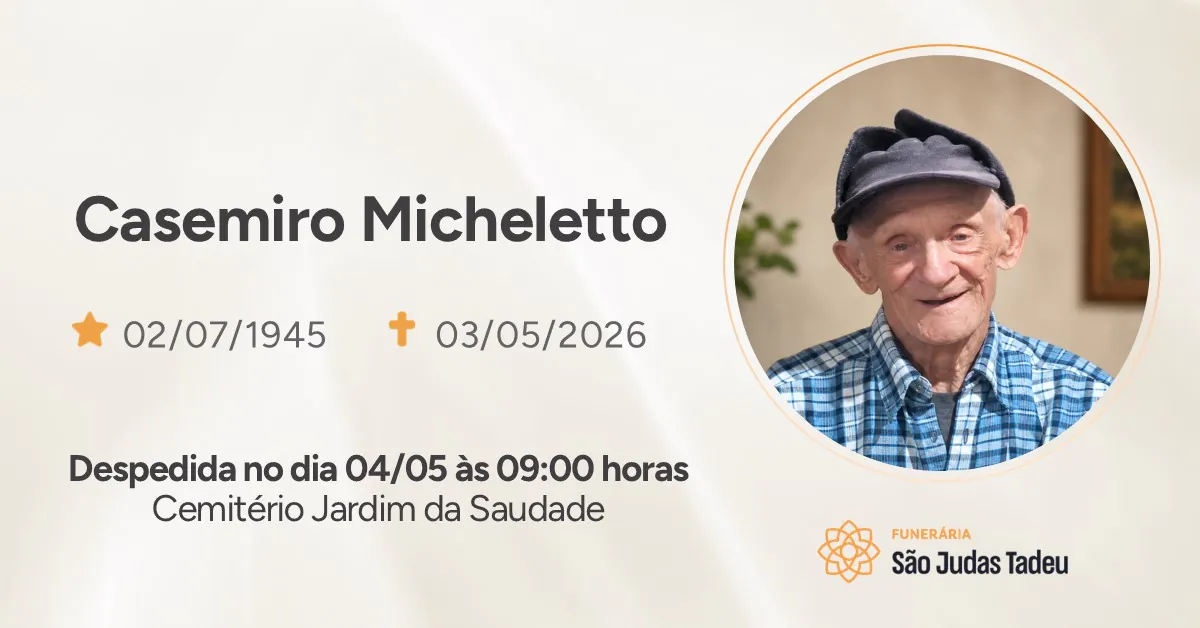 03.05.2026 Casemiro Micheletto.