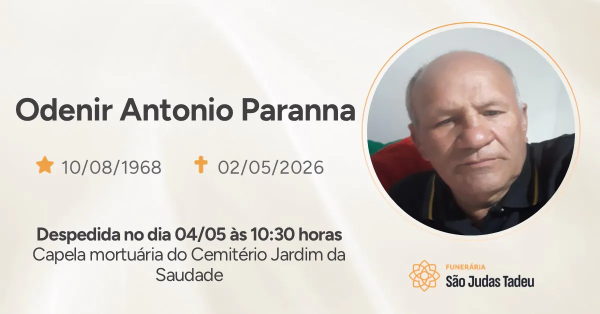 03.05.2026 Odenir Antonio Paranna.
