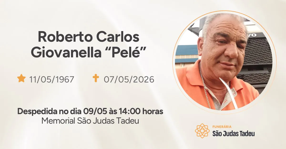 Nota de Falecimento - site