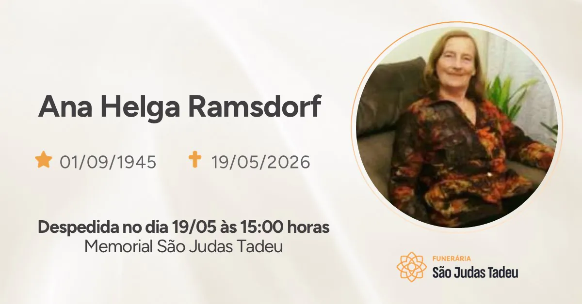 Nota de Falecimento - site