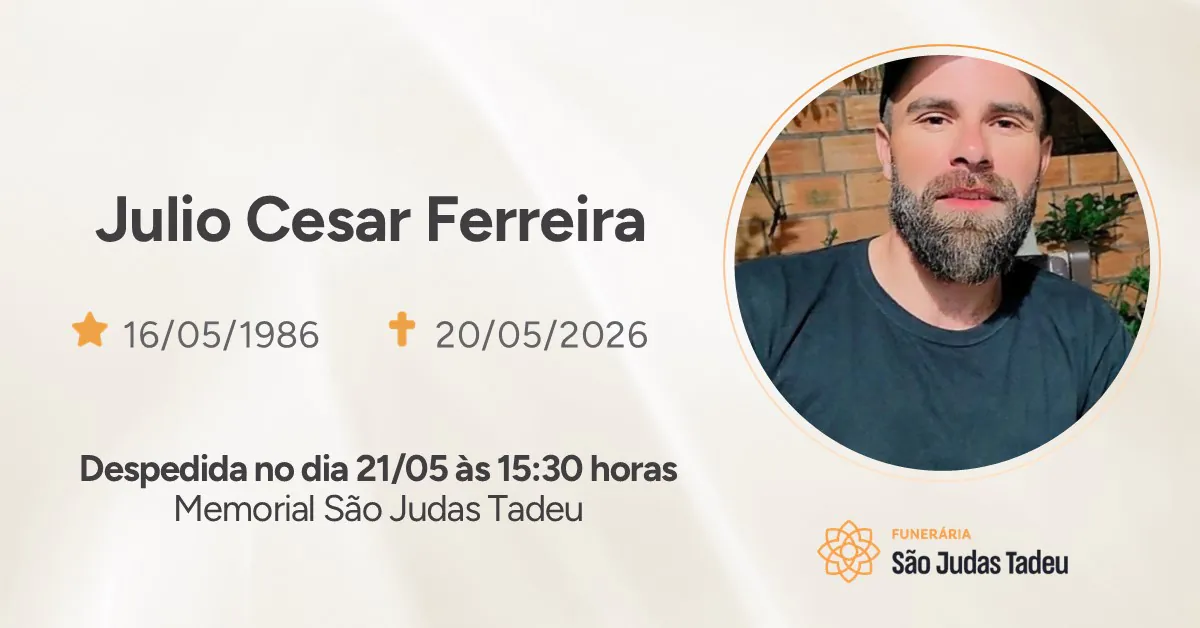 Nota de Falecimento - site