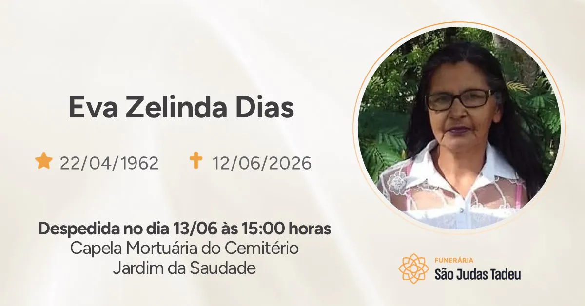 12.06.2026 Eva Zenilda Dias.