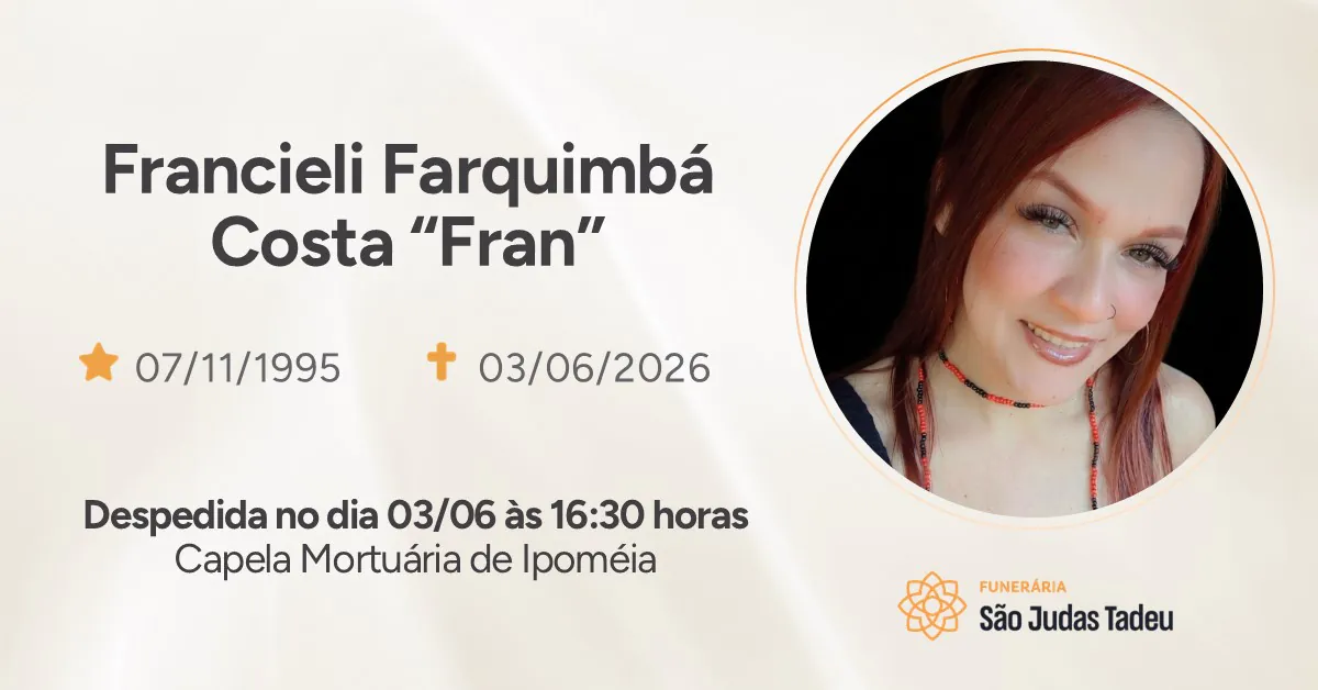 Nota de Falecimento - site