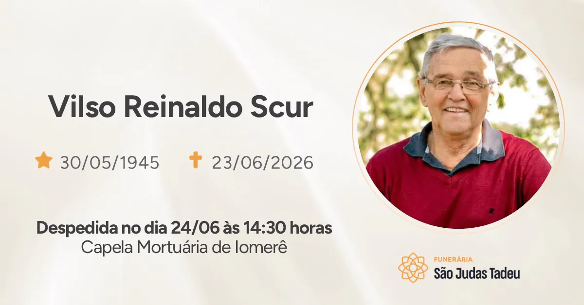 Nota de Falecimento - site