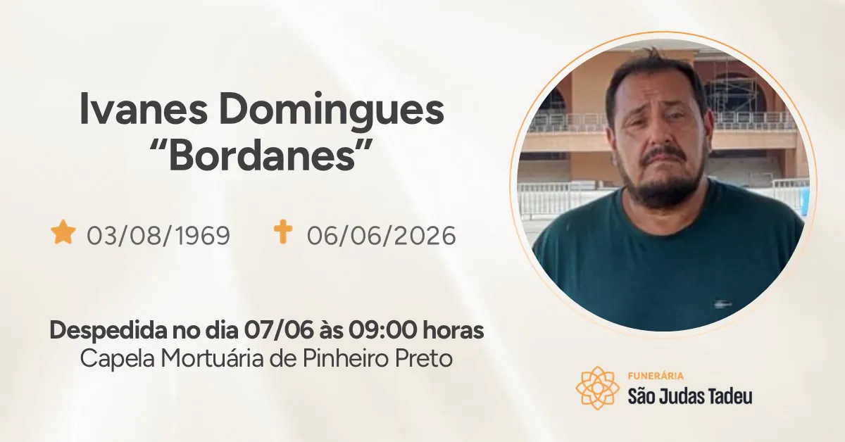 Nota de Falecimento - site