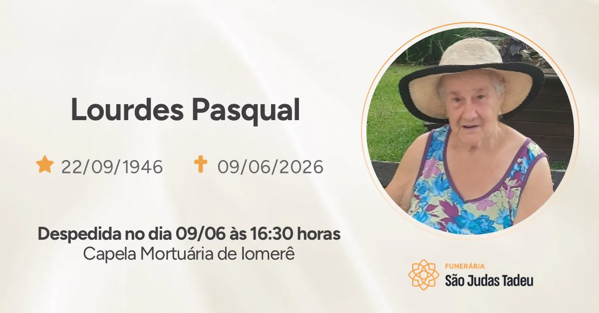 Nota de Falecimento - site